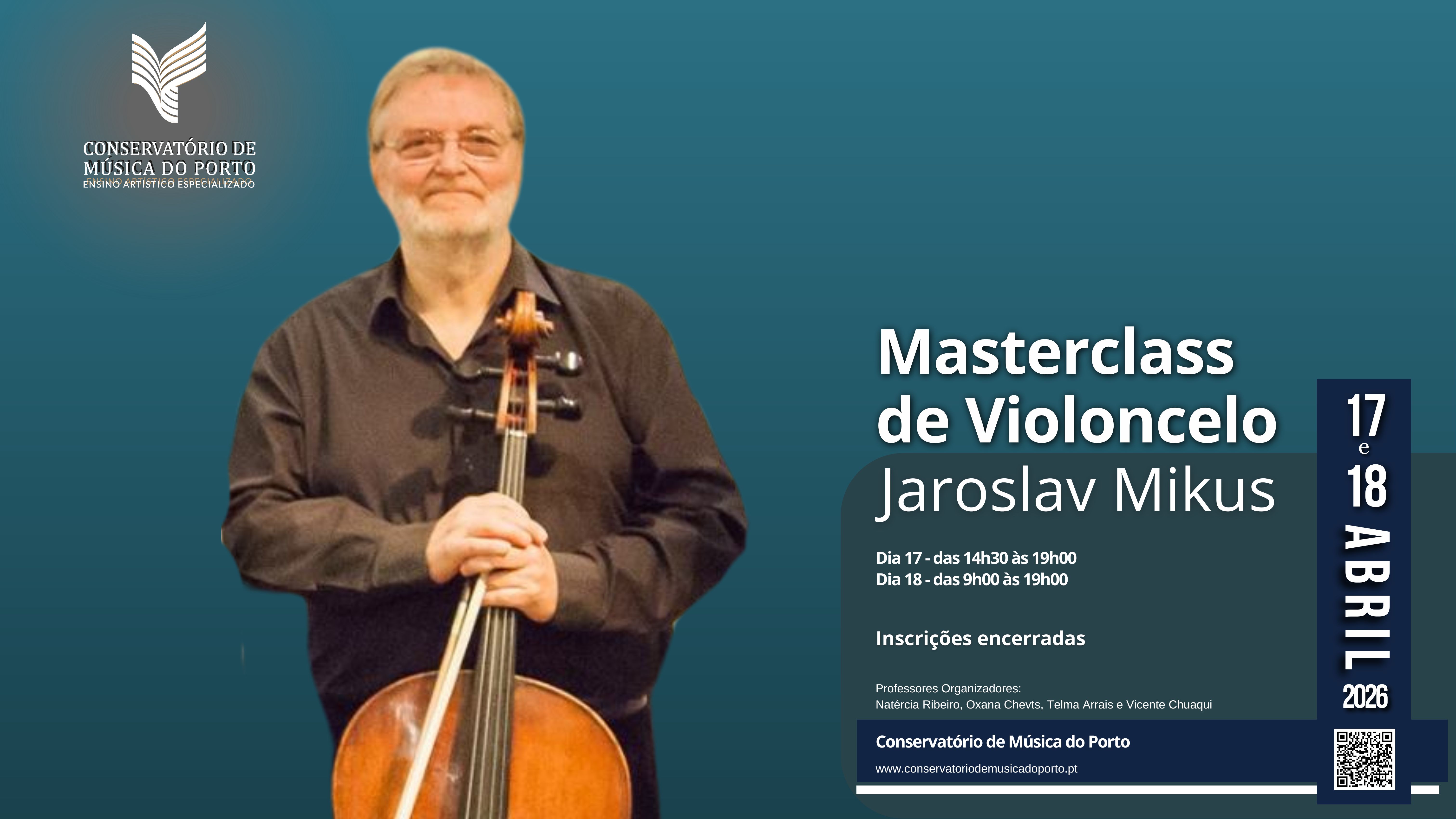 Masterclass de Violoncelo - Jaroslav Mikus