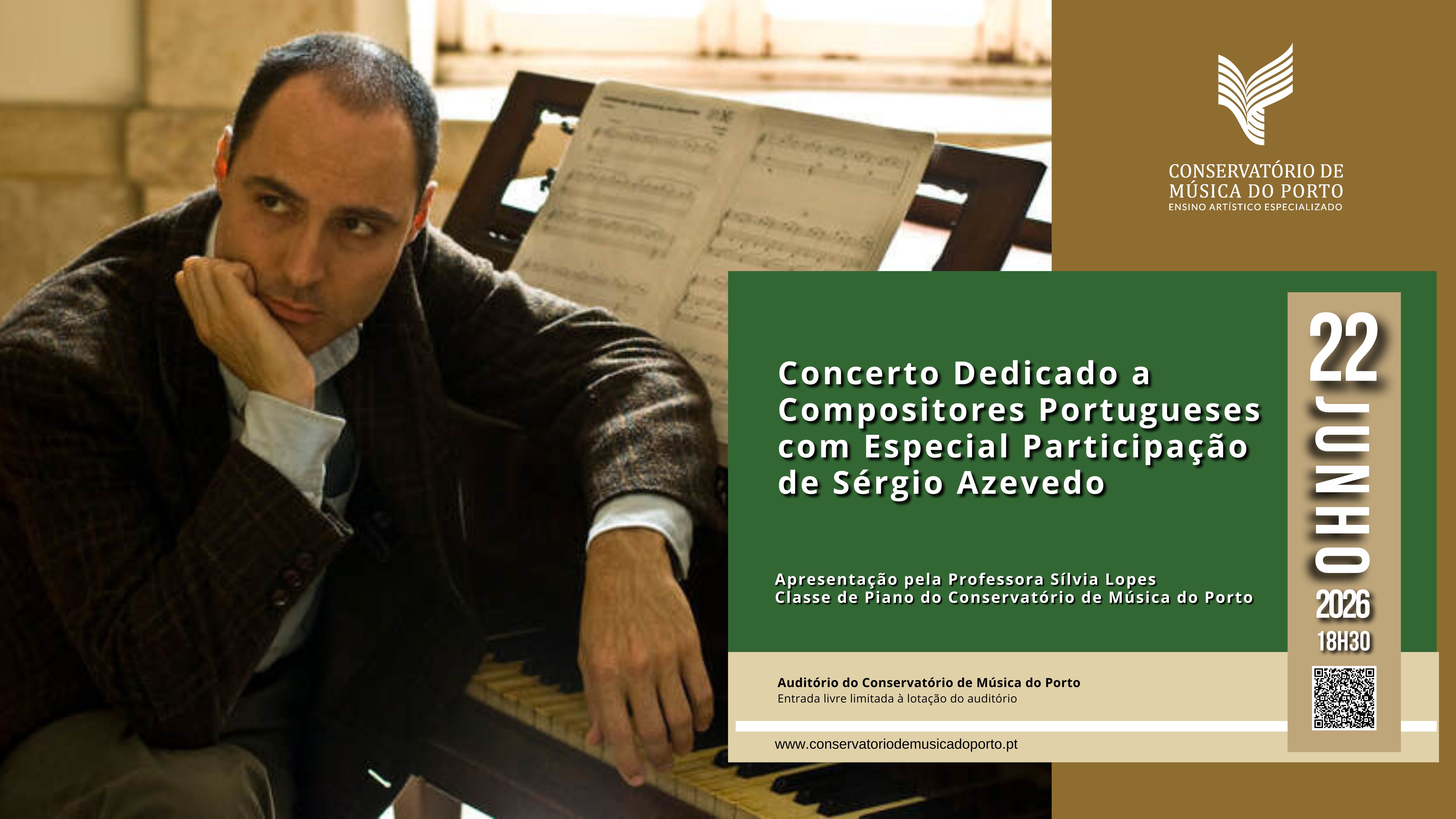 Concerto Dedicado a Compositores Portugueses com Especial Participação de Sérgio Azevedo