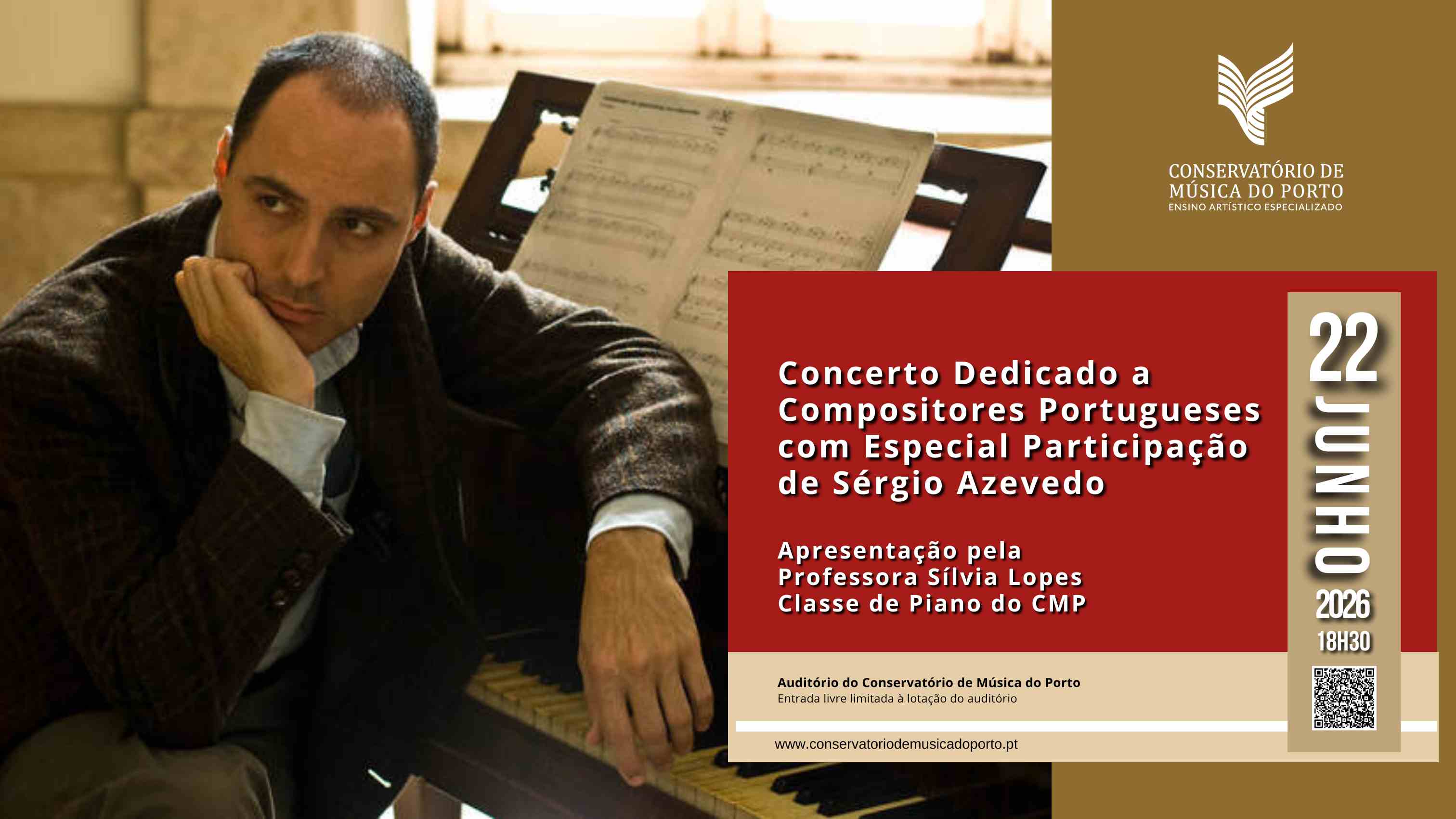 Concerto Dedicado a Compositores Portugueses com Especial Participação de Sérgio Azevedo