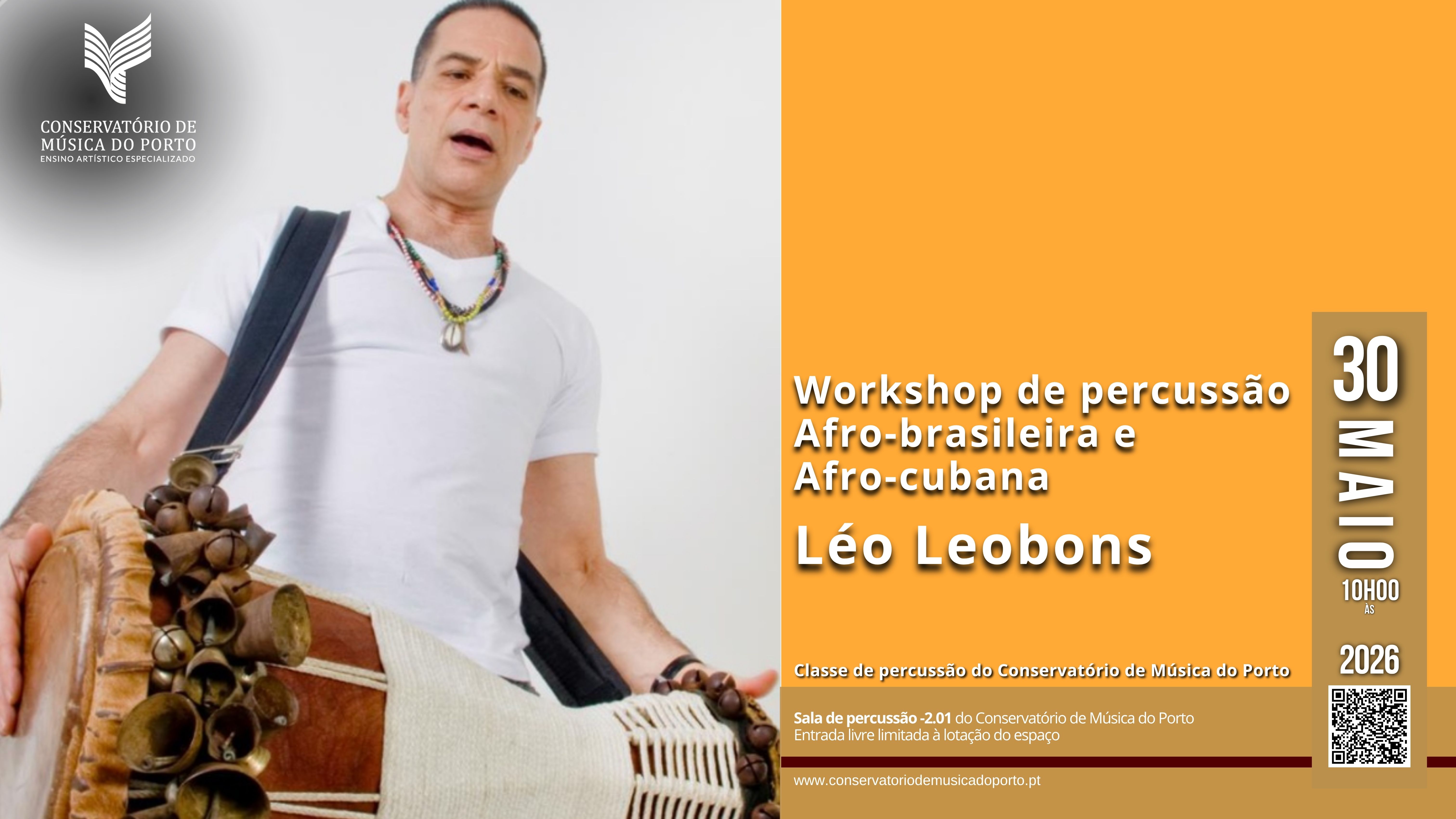 Workshop de Percussão Afro-brasileira e Afro-cubana